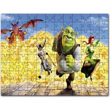 Cakapuzzle Shrek, Shrek Ekstra Büyük 255 Parça Puzzle Yapboz Mdf (Ahşap)