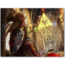 Cakapuzzle Zelda Ocarina Triforce Efsanesi Görseli 120 Parça Puzzle Yapboz Mdf (Ahşap)