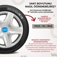 Bi Dünya Trend Ford 14 Inç Jant Kapağı 4 Lü Takım Gri 1514