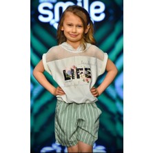 Smile Kız Çocuk Alt-Üst Şorltu Takım