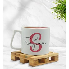 BK Kişiye Özel Isimli Middle Beyaz Kupa Bardak Model 100