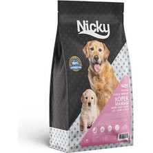 Nicky Puppy Tahıllı Kuzu ve Pirinçli Yavru Köpek Maması 15 kg