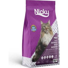 Nicky Kitten Tahıllı Yüksek Protein Tavuklu Yavru Kedi Maması 15 kg