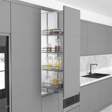 Starax Krom Teleskopik Kiler Bilyeli Raylı (S-1857-C)