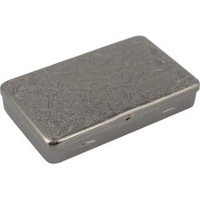 Alcan Desenli Gunmetal Metal Tutun Tabakası