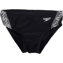 Speedo 8-087503503 Siyah Monogram 6.5cm Brf Jm Blk/wht Çocuk Mayosu