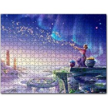 Cakapuzzle Perisi ve Saçtığı Çiçekler 255 Parça Puzzle Yapboz Mdf (Ahşap)