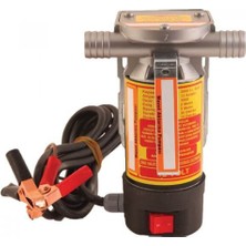 DÜZEY 12 VOLT 1'' HORTUM ÇIKIŞLI DIŞTAN ÇEKME MAZOT AKTARMA(SIVI TRANSFER) POMPASI(SU,SÜT,ZEYTİNYAĞ)