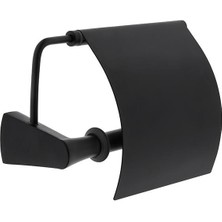 VitrA Base 800 A4408636 Tuvalet Kağıtlığı, Mat Siyah