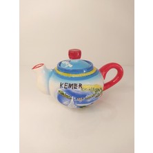 Hd Marketim Seramik Dekoratif Çaydanlık Biblo Süs Antalya Yazılı