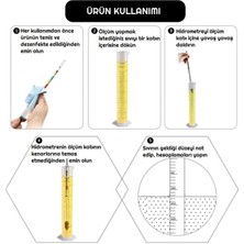 Optana 2 Ürün Birlikte 27CM Uzun Alkol Metre+Üçlü Ölçekli Hidrometre