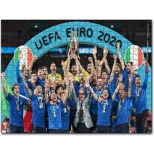 Cakapuzzle Italy Uefa Euro 2021 Şampiyonası- 255 Parça Puzzle Yapboz Mdf (Ahşap)