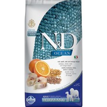 N&D Nd Ocean Düşük Tahıllı Balıklıportakallı Köpek Maması 2,5 kg