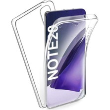 Microcase Samsung Galaxy Note 20 360 Tpu Serisi Ön Arka Full Cover Şeffaf Kılıf