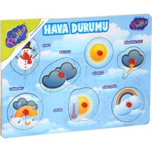 Strongart Ahşap Tutmalı Hava Durumu Puzzle