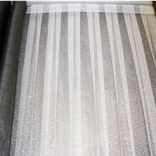Evdepo Home Kullanıma Hazır Ekstraforlu Pilesiz Tül Perde Tek Kanat - Ekru 110 x 250 cm