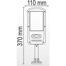 Forlife 60 Watt IP66 Güneş Enerjili Solar Sokak Armatürü