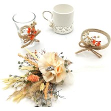 Lora Davet Söz Nişan Yüzük Tepsisi Aksesuarları (1 Adet) Somon - 53858