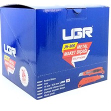 Ugr Metal Gövde JH-800 Maket Bıçak 18MM (24 Adet)