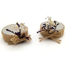 Lora Davet Söz Nişan Yüzük Tepsisi Aksesuarları (1 Adet) Mor - 53934