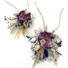 Lora Davet Söz Nişan Yüzük Tepsisi Aksesuarları (1 Adet) Mor - 53941