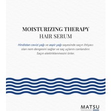 Matsu Moisturizing Therapy Hair Serum Kuru Saçlar Için Nemlendirici Saç Serumu 100 ml