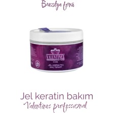 Valentines Professional Jel Keratin Terapi  Aylarca Kalıcı Mükemmel Bakım Ve Düz Saçlar Kolay Kullanım / Brezilya Fönü