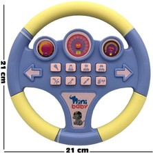 Erdem Oyuncak Nini Baby Direksiyon Eğitici Sesli Müzikli 21*21 cm 8 Tuşlu Oyuncak Direksiyon