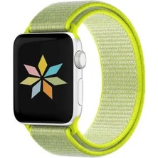 Mi7a Apple Watch Seri 7 6 5 4 3 2 Se 42MM /44MM /45MM Uyumlu Spor Loop Dokuma Hasır Kordon