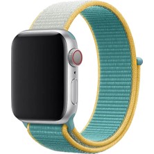 Mi7a Apple Watch Seri 7 6 5 4 3 2 Se 42MM /44MM /45MM Uyumlu Spor Loop Dokuma Hasır Kordon