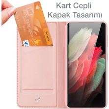 Dux Ducis Sm Galaxy S21 Ultra Kılıf Flip Cover Kılıf Skinpro Series