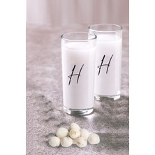 Paşabahçe H Harfli Ikili Rakı Bardağı Makinede 70 Derecede Bile Çıkmayan