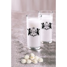 Paşabahçe D Harfli Aslan Logolu Ikili Rakı Bardağı Makinede 70 Derecede Bile Çıkmayan