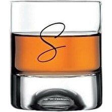 Paşabahçe S Harfi Yazılı Paşabahçe Holiday Viski Bardağı