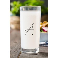 Paşabahçe Çıkmayan Baskılı A Harfli Rakı Bardağı Kadehi