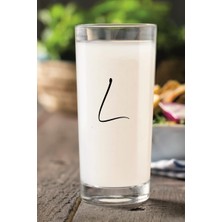 Paşabahçe Çıkmayan Baskılı L Harfli Rakı Bardağı Kadehi