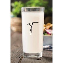 Paşabahçe Çıkmayan Baskılı T Harfli Rakı Bardağı Kadehi