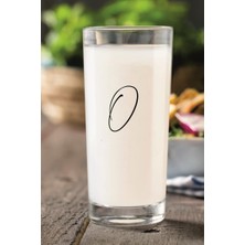 Paşabahçe O Harfli / Harfi Yazılı Çıkmayan Baskılı Rakı Bardağı Kadehi