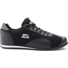 Slazenger AGOT Erkek Sneaker Koşu & Yürüyüş Ayakkabısı Siyah / Koyu Gri