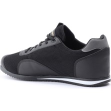Slazenger AGOT Erkek Sneaker Koşu & Yürüyüş Ayakkabısı Siyah / Koyu Gri