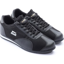 Slazenger AGOT Erkek Sneaker Koşu & Yürüyüş Ayakkabısı Siyah / Koyu Gri