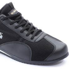 Slazenger AGOT Erkek Sneaker Koşu & Yürüyüş Ayakkabısı Siyah / Koyu Gri