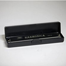 Harmonica Büyük Boy Mızıka Siyah