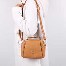 Bagacar MT1339 Açık Taba Bayan Çapraz El ve Omuz Çantası