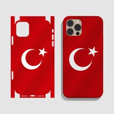 Winex Apple iPhone 13 Mini  Türk Bayrağı Fullbody Arka Kaplama