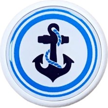 Eym Çocuk Odası Tekli Düğme Mobilya Kulp Çap 55 mm Çapa