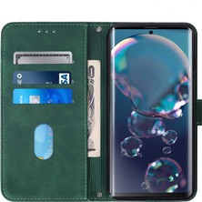 ZSZH Sharp Aquos R6 Siyah Için Crossbody Deri Kılıf (Yurt Dışından)