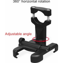 Zunhai Motosiklet Gideri Alüminyum Alaşım Telefon Braketi Gri (Yurt Dışından)