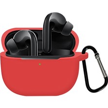 Kaneed Xiaomi Flipbuds Pro Sıvı Silikon Kılıf Kırmızı (Yurt Dışından)