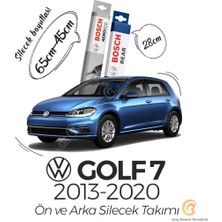 Bosch Aeroeco Volkswagen Golf 7 2013-2017 Ön - Arka Silecek Seti